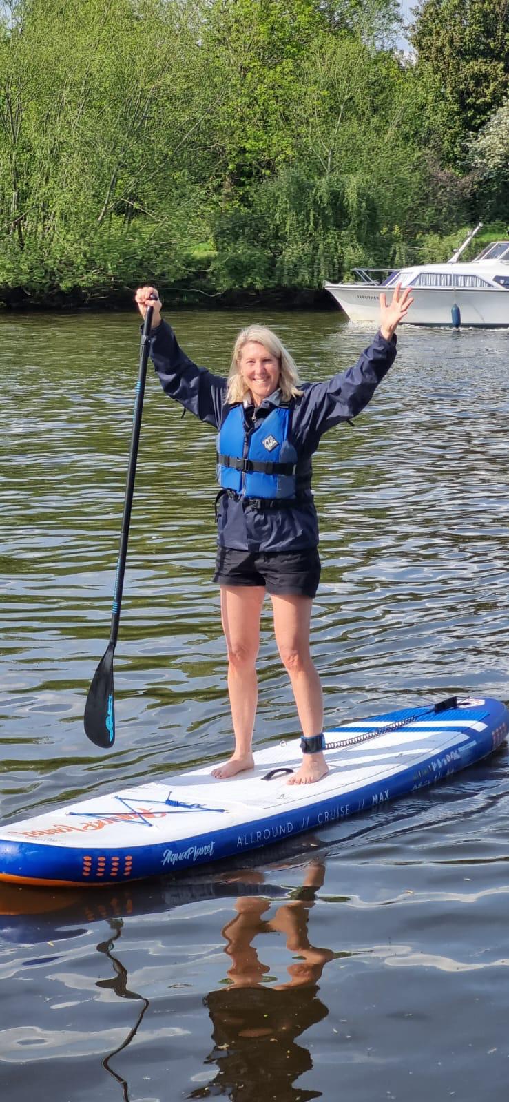 On the water